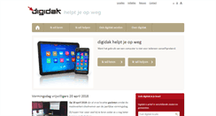 Desktop Screenshot of digidak.be